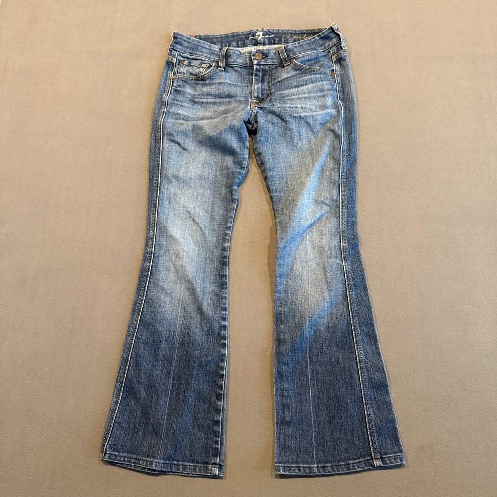 7 For All Mankind A Pocket Flare Jeans Women's 27 Made in USA